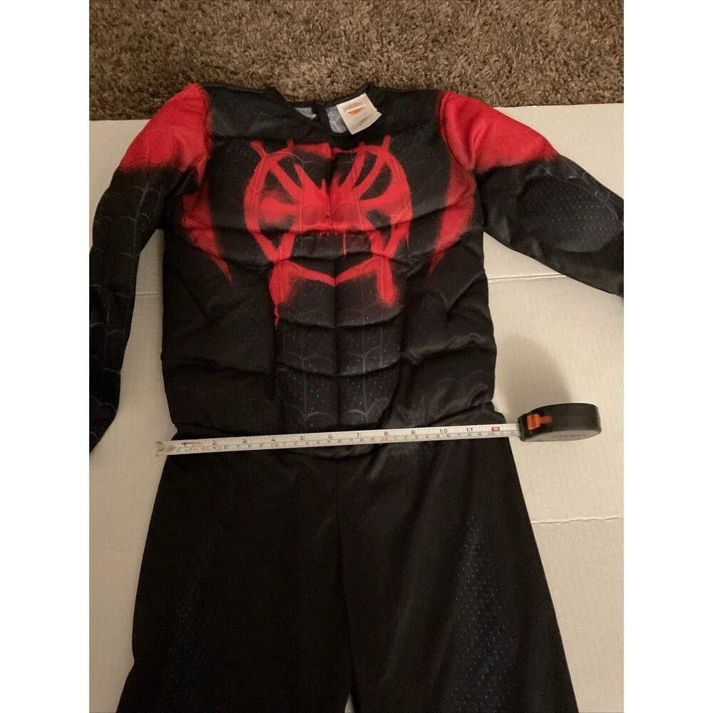 Miles Morales Spider Man Muscle Costume Hasbro Mask Marvel Across Spider Verse - Picture 7 of 11